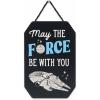 imageDisney Star Wars Rebel Alliance Wood Wall Decor  Pretty Fly for a Jedi Hanging Sign  Funny Star Wars DecorationBlackBlue