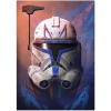imageDisplate  Metal Poster  Star Wars  Clone Wars Helmets  Captain Rex  Size M  177x126 inch 32x45cm177L x 126W
