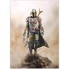 imageDisplate Official Star Wars Metal Poster Magnetic Mounting Included Licensed Artwork Modern Wall Decor Mandalorian Season 2 Baby Poster 45 cm x 32 cmblaster