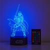 imageIdea Nuova 3D Acrylic LED Illusion Lamp The MandalorianStar Wars Darth Vader