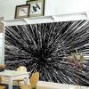 imageRoomMates RMK11412M 2M Hyper Space Peel and Stick Wallpaper Mural105 x 6 ft Black WhiteHyper Space