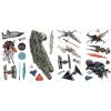 imageRoomMates RMK4205SCS Star Wars Episode IX Galactic Ships Peel and Stick Wall Decals131  x 133  x 823  x 1633 