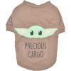 imageSTAR WARS for Pets The Mandalorian Precious Cargo Dog TShirt Large L  GROGU Tee Shirt for Dogs  Star Wars Pet Apparel Featuring The Child Star Wars Tee for Dogs Brown FF20728Brown