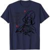 imageStar Wars Darth Vader Broken Hearts AntiValentines Day TShirtNavy Blue