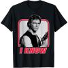 imageStar Wars Han Solo I Know Valentines Day TShirtBlack