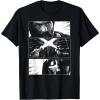 imageStar Wars ObiWan Kenobi Jedi vs Sith Battle Panels TShirtBlack