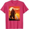 imageStar Wars ObiWan Kenobi Lightsaber Twin Suns TShirtRed Heather