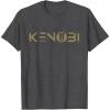 imageStar Wars ObiWan Kenobi Series Logo TShirtDark Heather Grey