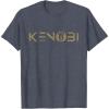 imageStar Wars ObiWan Kenobi Series Logo TShirtHeather Blue