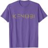 imageStar Wars ObiWan Kenobi Series Logo TShirtPurple Heather