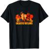 imageStar Wars The Book Of Boba Fett Galactic Sunset Poster TShirtBlack