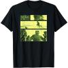 imageStar Wars The Book Of Boba Fett Sand Creature Fight Panels TShirtBlack