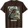 imageStar Wars The Mandalorian Ahsoka ampamp The Child I Sense Fear TShirtBrown
