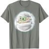 imageStar Wars The Mandalorian The Child Cutest In The Galaxy TShirtOlive Heather