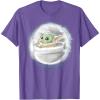 imageStar Wars The Mandalorian The Child Cutest In The Galaxy TShirtPurple Heather