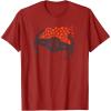 imageStar Wars Valentines Day Hearts Darth Vader TIE Fighter TShirtCranberry Red