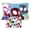 imageStar Wars Young Jedi Adventures Twin Sheet Set  3 Piece Kids Bedding Set Includes Pillow Cover  Super Soft Yoda Microfiber SheetsMulti  Spidey  Friends