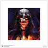 imageTrends International Gallery Pops Star Wars ObiWan Kenobi  Darth Vader Painting Wall Art Black Framed Version 12 x 12Unframed Version