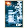 imageTrends International Star Wars A New Hope  Stormtrooper Wall Poster 34L x 224W Barnwood Framed VersionBlonde Framed Version