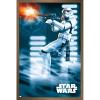 imageTrends International Star Wars A New Hope  Stormtrooper Wall Poster 34L x 224W Barnwood Framed VersionBronze Framed Version