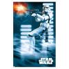 imageTrends International Star Wars A New Hope  Stormtrooper Wall Poster 34L x 224W Barnwood Framed VersionWhite Framed Version