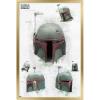 imageTrends International Star Wars The Book of Boba Fett  Helmet Turns Wall Poster 22375quot x 34quot Premium Unframed VersionGold Framed Version