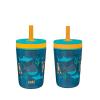 imageZak Designs Star Wars The Mandalorian Kelso Toddler Cups For Travel or At Home 15oz 2Pack Durable Plastic Sippy Cups With LeakProof Design is Perfect For Kids Baby Yoda GroguUnderwater
