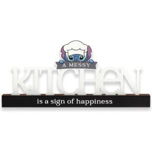 imageDisney Star Wars Baby Yoda Welcome Tabletop Decor  May the Force Be With You Metal Baby Yoda Decoration on Black Wood BaseBlackBlue