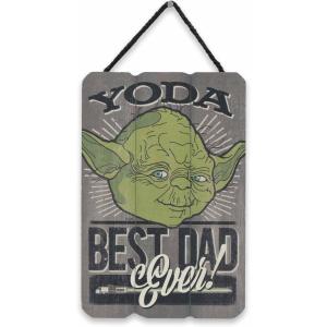 imageDisney Star Wars Rebel Alliance Wood Wall Decor  Pretty Fly for a Jedi Hanging Sign  Funny Star Wars DecorationGrayGreen