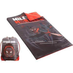 imageIdea Nuova 2 Piece Drawstring Sling Carry Bag with Sleeping Slumber BagSpiderman Miles Morales