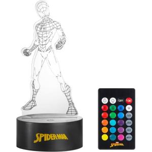imageIdea Nuova 3D Acrylic LED Illusion Lamp The MandalorianSpiderman