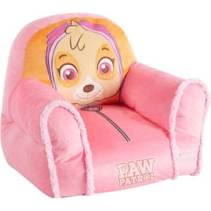 imageIdea Nuova Figural Mink with Sherpa Trim Bean Bag Chair for Toddlers and Kids Star Wars GroguPaw Patrol Pink