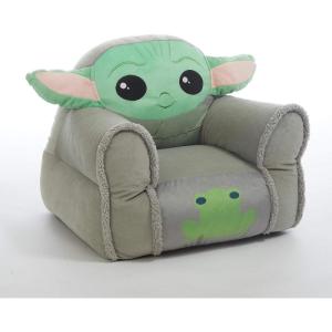 imageIdea Nuova Figural Mink with Sherpa Trim Bean Bag Chair for Toddlers and Kids Star Wars GroguStar Wars  The Mandalorian