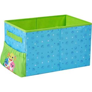 imageIdea Nuova Star Wars Grogu AKA The Child Kids Collapsible Storage Organizer Bin with Front Pocket9quot H x 10quot W x 15quot LBaby Shark