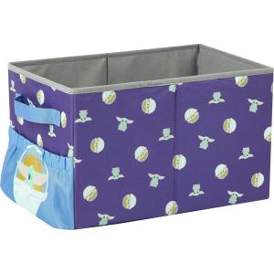 imageIdea Nuova Star Wars Grogu AKA The Child Kids Collapsible Storage Organizer Bin with Front Pocket9quot H x 10quot W x 15quot LStar Wars