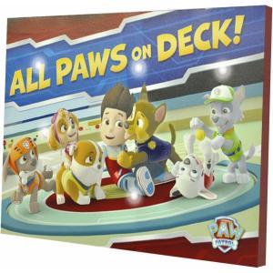 imageIdea Nuova Star Wars The Mandalorian featuring The Child LED Canvas Wall Art 1575quotx115quotPaw PatrolAll Paws On Deck