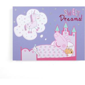 imageIdea Nuova Star Wars The Mandalorian featuring The Child LED Canvas Wall Art 1575quotx115quotPeppa Pig Sweet Dreams