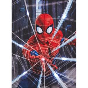 imageIdea Nuova Star Wars The Mandalorian featuring The Child LED Canvas Wall Art 1575quotx115quotSpiderman
