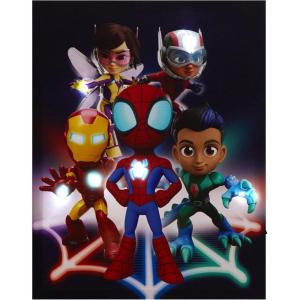 imageIdea Nuova Star Wars The Mandalorian featuring The Child LED Canvas Wall Art 1575quotx115quotSpidey and Friends