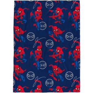 imageJay Franco Star Wars The Mandalorian My Good Side Throw  Measures 46 x 60 inches Kids Bedding Features The Child Baby Yoda Grogu  Fade Resistant Super Soft FleeceBlue  Spiderman
