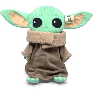 imageJay Franco Star Wars The Mandalorian Stylized The Child Plush Stuffed Pillow Buddy Featuring Baby Yoda Grogu  Super Soft Polyester Microfiber 16 inchMulti  the Child