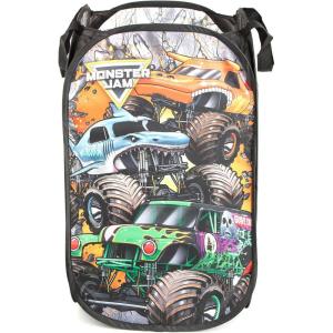 imageJay Franco Star Wars The Mandalorian The Child Pop Up Hamper  Mesh Laundry BasketBag with Durable Handles  Features Baby Yoda Grogu Official Star Wars ProductMonster Jam