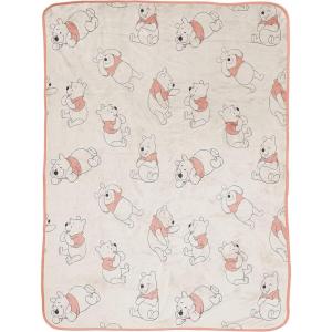 imageJay Franco The Mandalorian Kids Plush 46quot x 60quot Fleece Throw Blanket  Baby Yoda Cozy Fade Resistant for Toddlers to TeensBeige  Winnie the Pooh