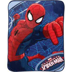 imageJay Franco The Mandalorian Kids Plush 46quot x 60quot Fleece Throw Blanket  Baby Yoda Cozy Fade Resistant for Toddlers to TeensSpiderman Ultimate