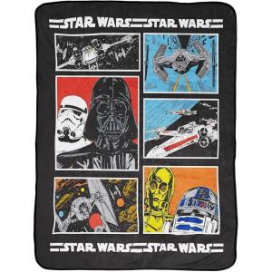 imageJay Franco The Mandalorian Kids Plush 46quot x 60quot Fleece Throw Blanket  Baby Yoda Cozy Fade Resistant for Toddlers to TeensStar Wars