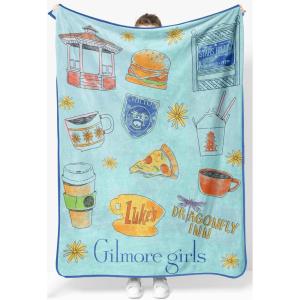 imageJay Franco The Mandalorian Kids Plush 46quot x 60quot Fleece Throw Blanket  Baby Yoda Cozy Fade Resistant for Toddlers to TeensTeal  Gilmore Girls