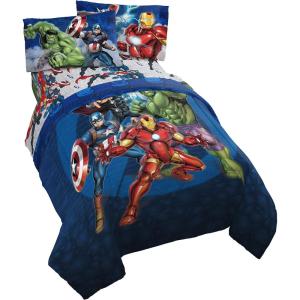imageJay franco StarWars The Mandalorian The Child 4 Piece Twin Bed SetIncludes Reversible ComforterampampSheet SetBedding Features Baby YodaSuper Soft Fade Resistant Microfiber Official StarWars ProductAvengers