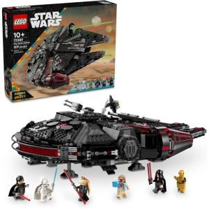 imageLEGO Star Wars The Dark Falcon Buildable Starship Star Wars Toy Vehicle Set for Boys and Girls Collectible Millenium Falcon Toy with 6 Star Wars Minifigures Birthday Gift for Kids or Any Fan 75389