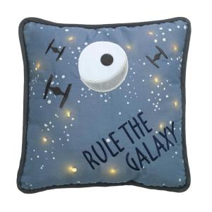 imageLambs ampamp Ivy Star Wars Signature Galaxy LED LightUp Decorative Throw Pillow