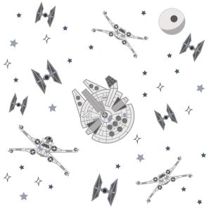 imageLambs ampamp Ivy Star Wars Squadron XWingTie FighterMillennium Falcon Wall Decals